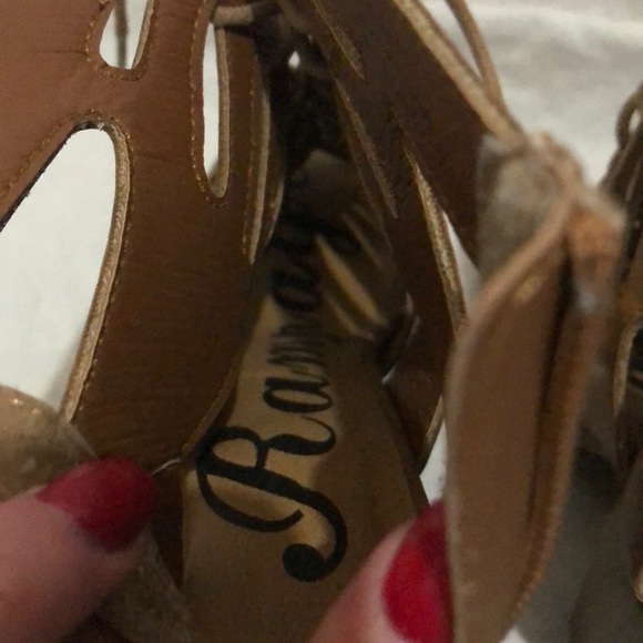 Rampage open toed booties size 7.5, Sandals - Picture 5 of 6